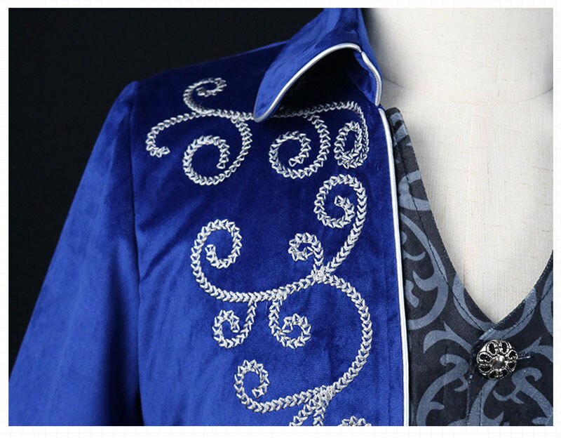 Men Medieval Steampunk Tailcoat Halloween Costumes Renaissance Pirate Vampire Gothic Jackets Vintage Warlock Frock Coat