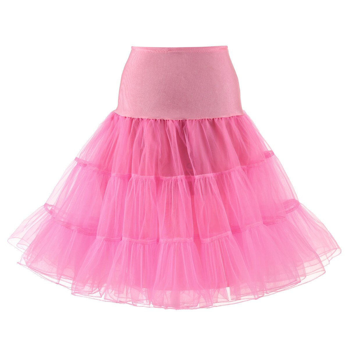 Women 1950s Chemise Underskirt Vintage Country Rock Tutu Tulle Skirt High Ballet Petticoat Swing Dress Pettiskirts Accessories